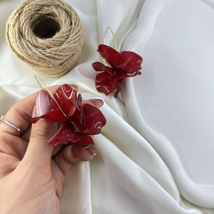 گوشواره مدل رزین