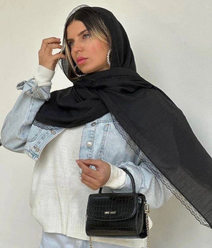 شال نخ اسلپ دور گیپور جت بلک