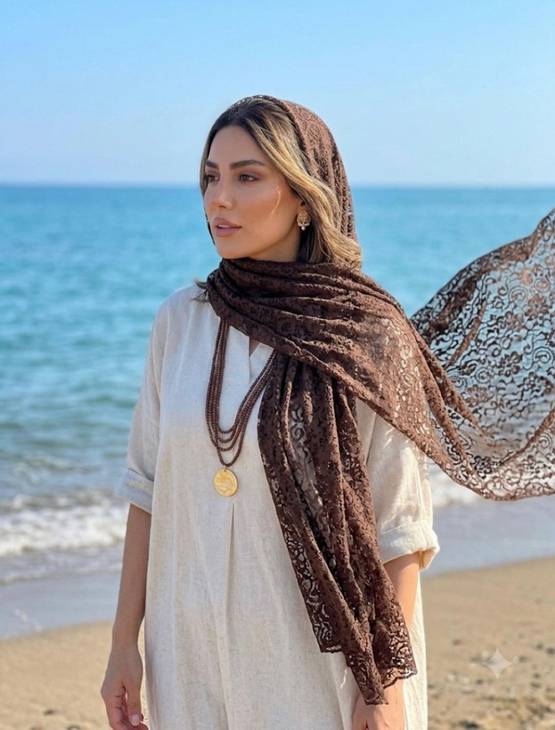 شال گیپور شکلاتی