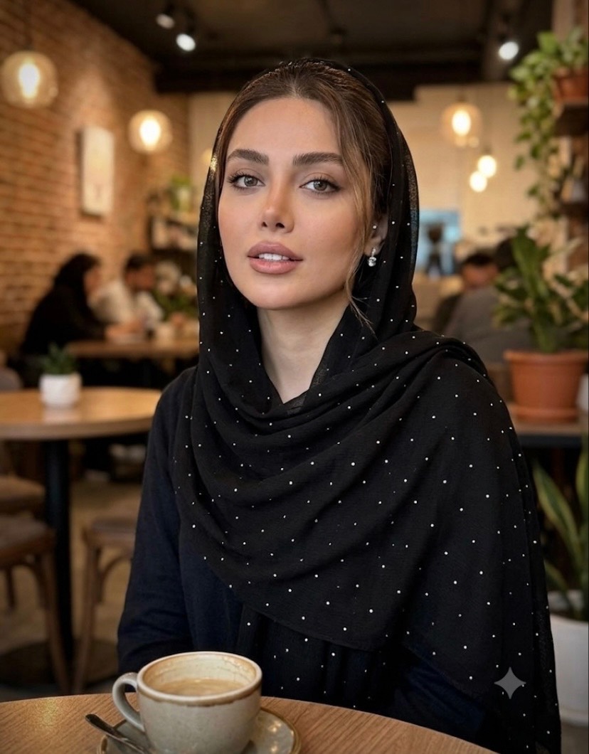 شال کنفی نگین کوب