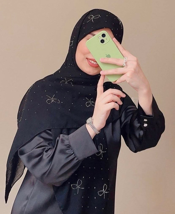 روسری اسلپ نگین پاپیونی